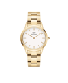 Daniel Wellington Women's Iconic Link Gold-tone Stainless Steel Watch 32mm In Gold-tone