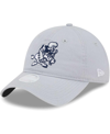 New Era Women's  Gray Dallas Cowboys Throwback Main Core Classic 2.0 9twenty Adjustable Hat In Gray