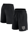 Fanatics Branded  Black Los Angeles Kings Authentic Pro Tech Shorts In Black