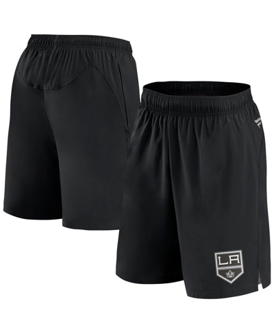 FANATICS MEN'S FANATICS BLACK LOS ANGELES KINGS AUTHENTIC PRO TECH SHORTS