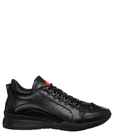 Dsquared2 Fly Low Top Trainers In Black