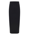 Lanvin Crepe Pencil Skirt In Black