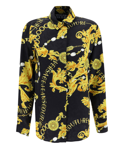 Versace Jeans Couture 75dp201 Co Shirts In Black