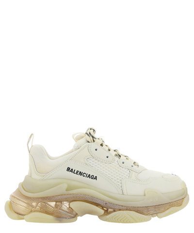 Balenciaga Triple S Sneakers In Off White