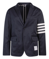 Thom Browne Deconstructed Classic Sports Jacket In Blue