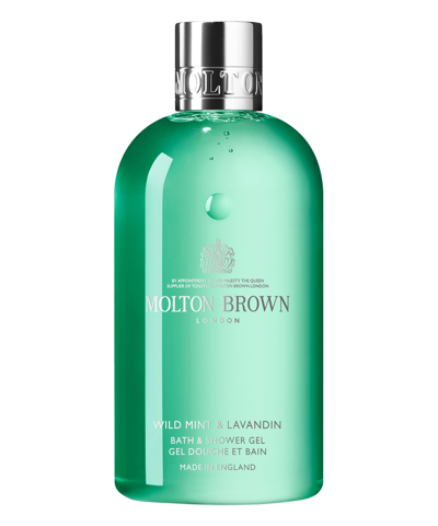 Molton Brown Wild Mint &amp; Lavandin Shower Gel 300 ml In White