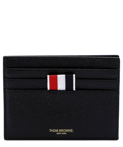 Thom Browne Logo Credit Card Holder In Black