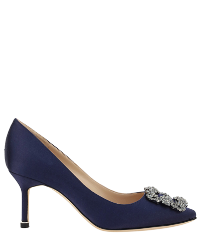 Manolo Blahnik Hangisi Pumps In Blue