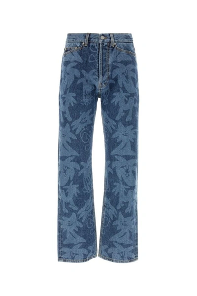 PALM ANGELS PALM ANGELS MAN PRINTED DENIM JEANS