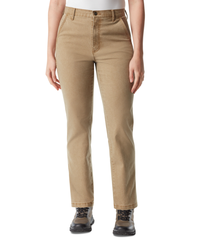 Bass Outdoor Women's High-rise Slim-fit Ankle Pants In Ermine