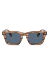 Burberry Sunglasses With Rectangular Frames In Brown