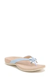 Vionic Bella Ii Flip Flop In Skyway Blue