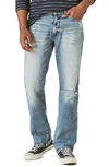 LUCKY BRAND EASY RIDER RIPPED BOOTCUT JEANS