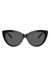 Tiffany & Co Women's Low Bridge Fit Sunglasses, Tf4196f56-x In Black