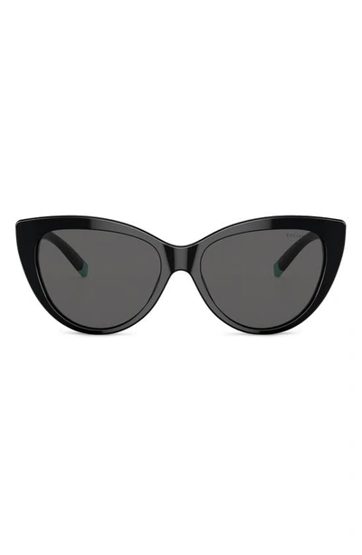 TIFFANY & CO 56MM CAT EYE SUNGLASSES