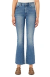 Dl1961 Bridget Instasculpt High Waist Raw Hem Ankle Bootcut Jeans In Island Park Performance
