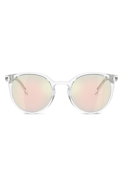 Dolce & Gabbana 52mm Phantos Sunglasses In Crystal