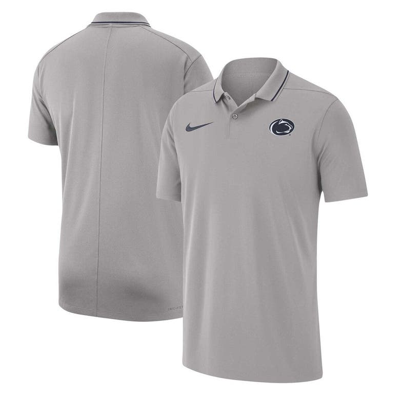 Nike Gray Penn State Nittany Lions 2023 Coaches Performance Polo