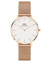 Daniel Wellington Women's Petite Melrose Rose Gold-tone Stainless Steel Watch 32mm In Rose-gold
