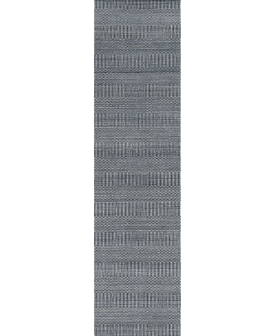 Km Home Alleanza 200 2'6" X 10' Runner Area Rug In Charcoal
