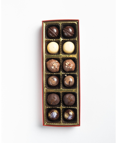 Bixby Chocolate Winter Assorted Chocolate Bon Bons Gift Box, 12 Piece In No Color