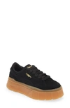 Puma Mayze Platform Sneaker In  Black