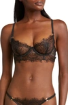 BLUEBELLA BLUEBELLA CAMELIA MESH & LACE UNDERWIRE BRA