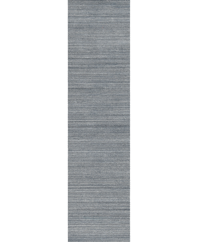 Km Home Alleanza 200 2'6" X 10' Runner Area Rug In Silver