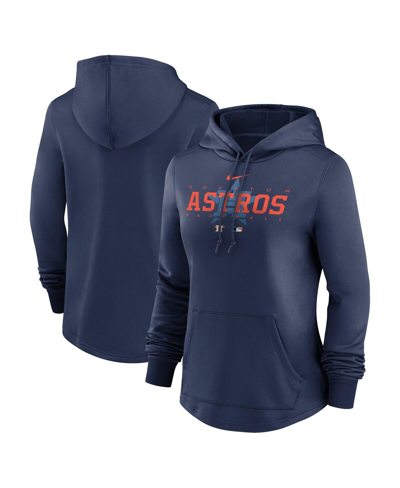 Nike Women's  Navy Houston Astros Authentic Collection Pregame Performance Pullover Hoodie