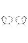 Ray Ban 51mm Irregular Optical Glasses In Black