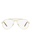 Ray Ban New Aviator 58mm Pilot Optical Glasses In Yellow