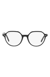 Ray Ban Thalia 51mm Square Optical Glasses In Black