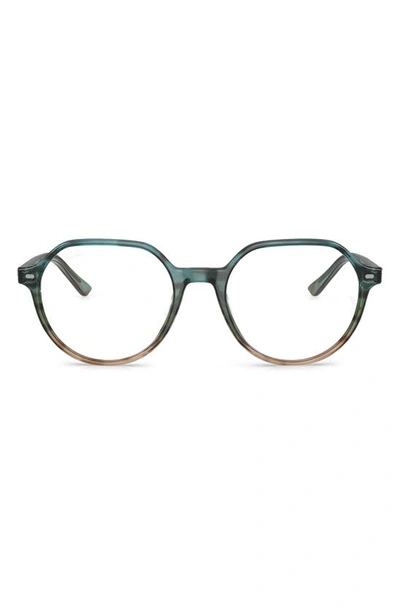 Ray Ban Thalia 51mm Square Optical Glasses In Blue Gradient