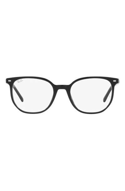 Ray Ban Elliot 50mm Irregular Optical Glasses In Black