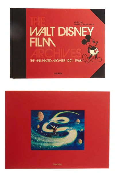 Taschen Books 'the Walt Disney Film Archives: The Animated Movies 1921–1968' In Red Multi