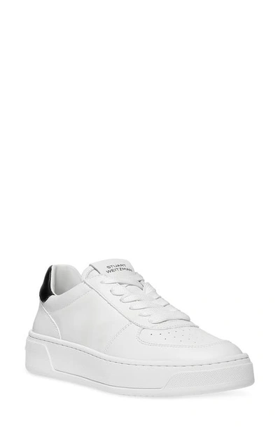 Stuart Weitzman Courtside Trainer In White/comb