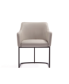 Manhattan Comfort Serena Dining Armchair In Light Gray
