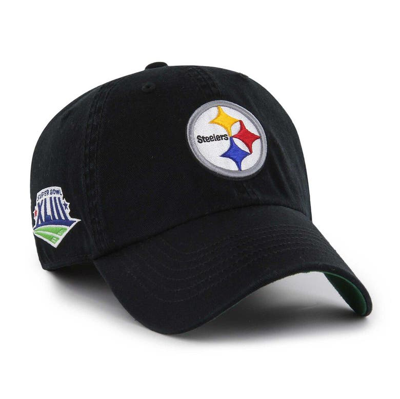 47 ' Black Pittsburgh Steelers Sure Shot Franchise Fitted Hat
