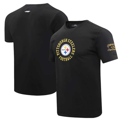 Pro Standard Black Pittsburgh Steelers Hybrid T-shirt