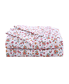 Betsey Johnson Fall Foliage Microfiber 4-pc. Sheet Set, Queen In Medium Pink