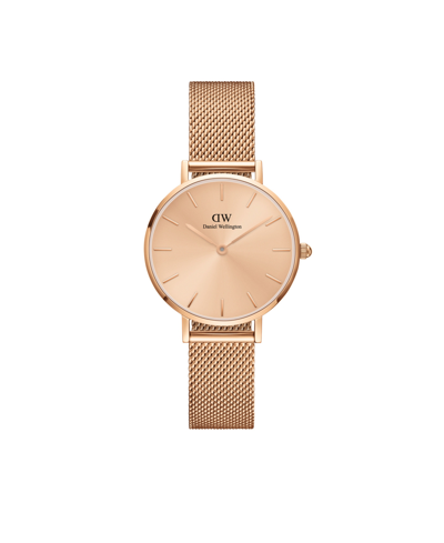 DANIEL WELLINGTON WOMEN'S PETITE UNITONE ROSE GOLD-TONE STAINLESS STEEL WATCH 28MM