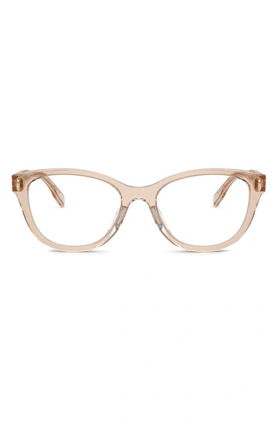 Tory Burch 53mm Pillow Optical Glasses In Brown