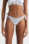 CAMILLA SEASON OF THE SIREN CRYSTAL EMBELLISHED SIDE TIE BIKINI BOTTOMS