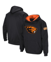 Colosseum Big Boys  Black Oregon State Beavers Big Logo Pullover Hoodie In Black