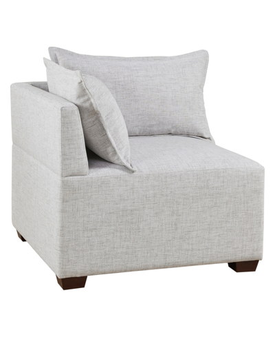 Ink+ivy 34" Molly Wide Fabric Modular Corner Chair In Ivory