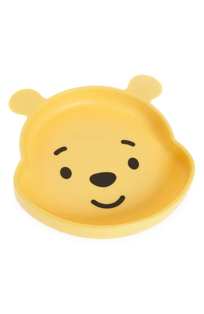 Bumkins X Disney® Winnie The Pooh Silicone Grip Dish In Yellow