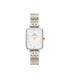 Daniel Wellington Women's Quadro Lumine 5-link Two-tone Stainless Steel Watch 20 X 26mm In Two-tone