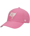 47 Brand Big Girls ' Pink Tampa Bay Buccaneers Rose Mvp Adjustable Hat In Pink
