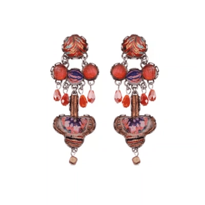 Ayala Bar Warm Energy Peony Earrings R1877 In Multi