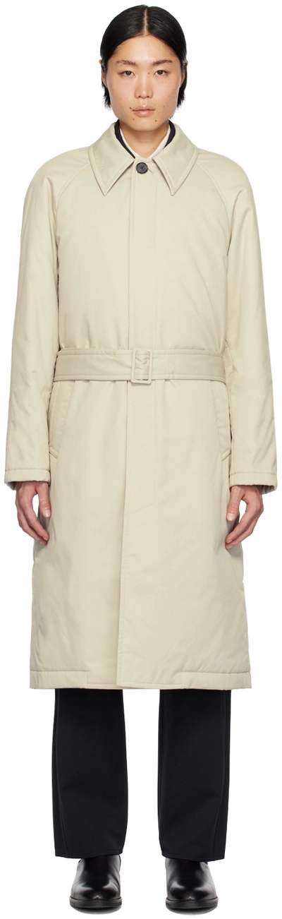 Paul Smith Beige Commission Edition Coat In 04 Whites